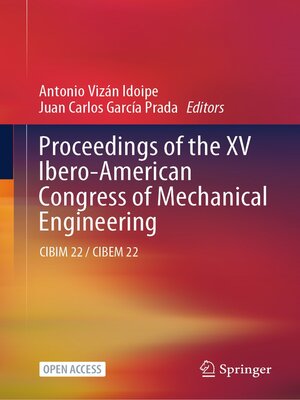 cover image of Proceedings of the XV Ibero-American Congress of Mechanical Engineering